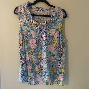 Crown and Ivy Women’s sleeveless blouse, size XL